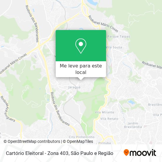 Cartório Eleitoral - Zona 403 mapa