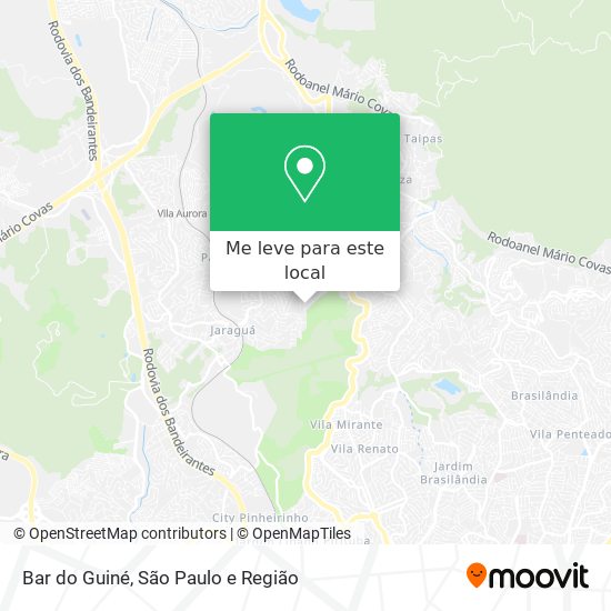 Bar do Guiné mapa