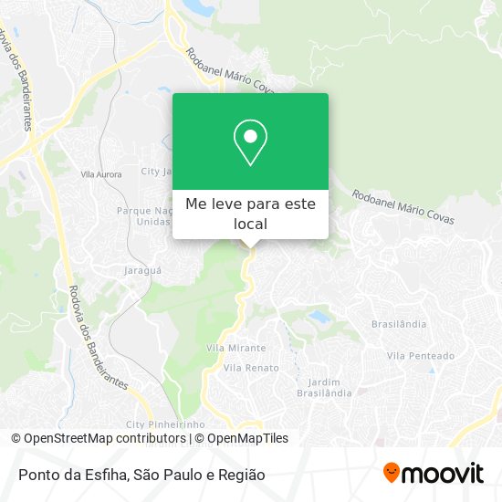 Ponto da Esfiha mapa