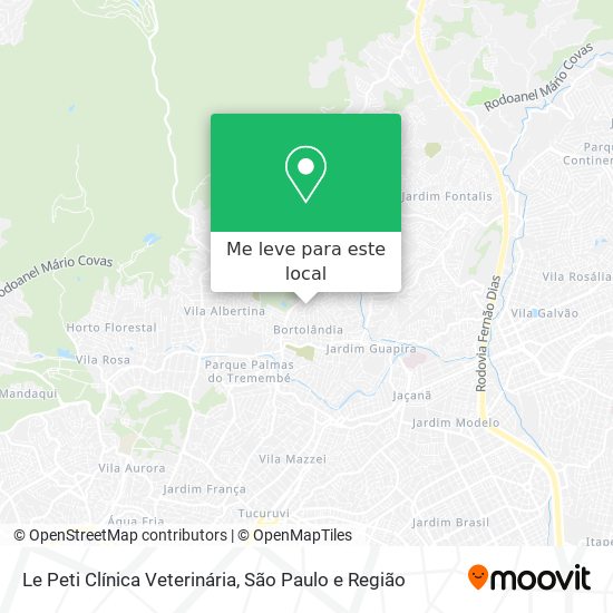Le Peti Clínica Veterinária mapa