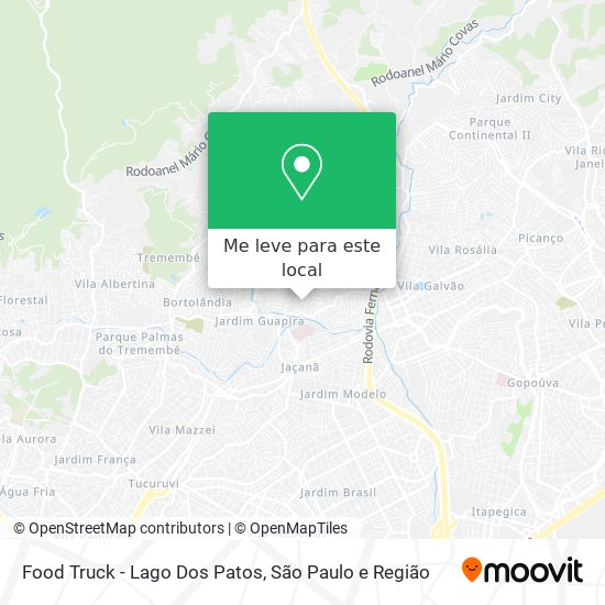 Food Truck - Lago Dos Patos mapa