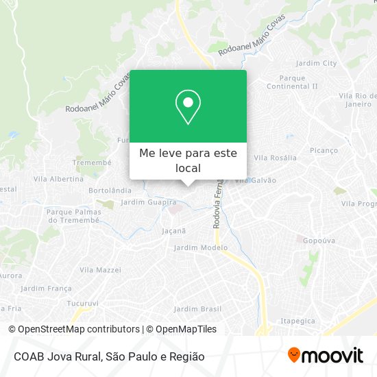 COAB Jova Rural mapa