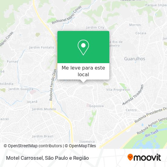 Motel Carrossel mapa