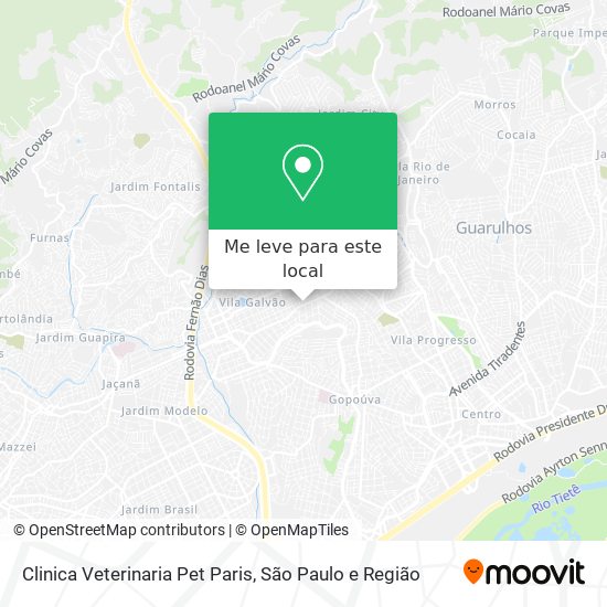 Clinica Veterinaria Pet Paris mapa