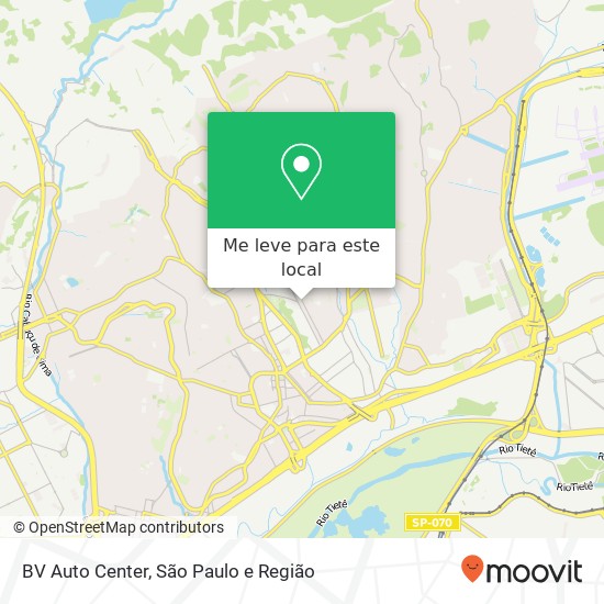 BV Auto Center mapa