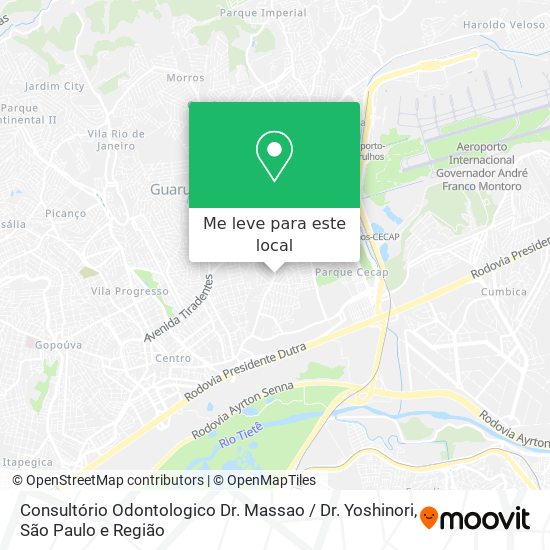 Consultório Odontologico Dr. Massao / Dr. Yoshinori mapa