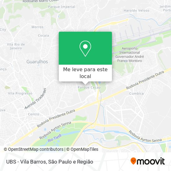 UBS - Vila Barros mapa