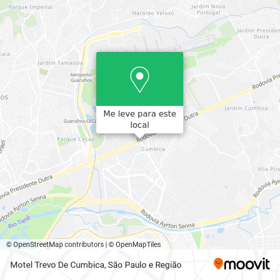 Motel Trevo De Cumbica mapa