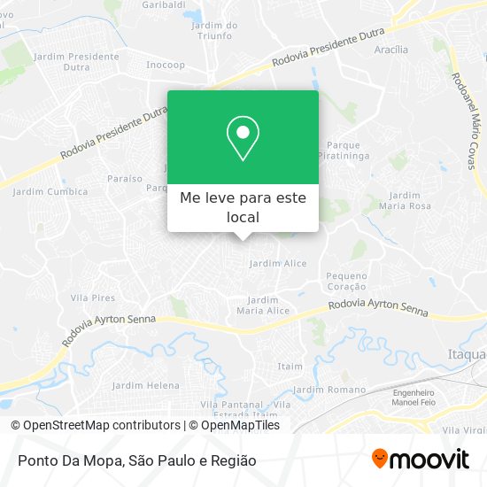 Ponto Da Mopa mapa