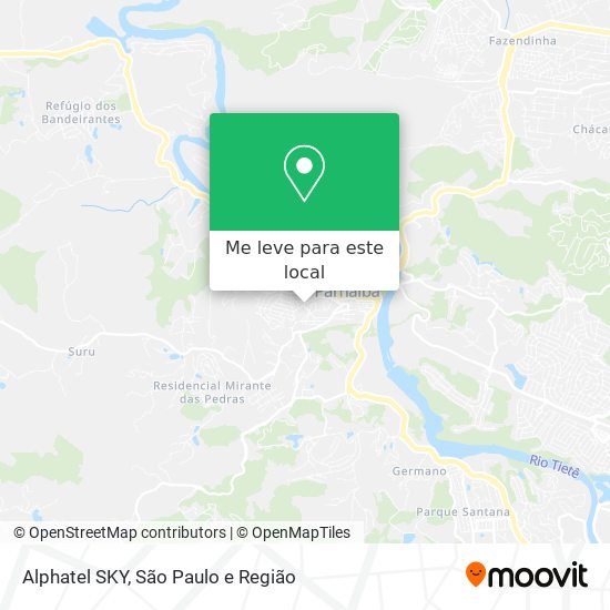 Alphatel SKY mapa