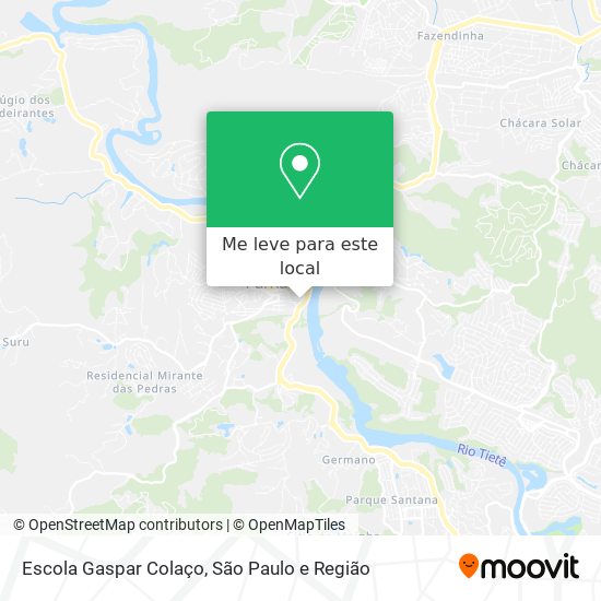 Escola Gaspar Colaço mapa