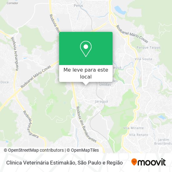 Clínica Veterinária Estimakão mapa
