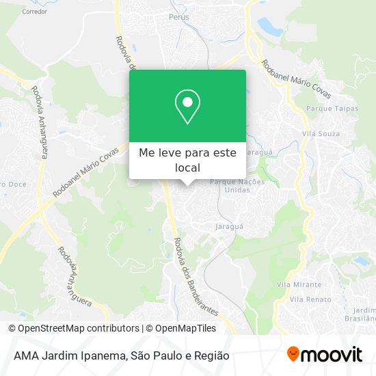 AMA Jardim Ipanema mapa