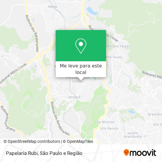 Papelaria Rubi mapa