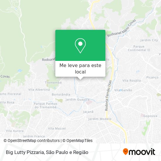 Big Lutty Pizzaria mapa