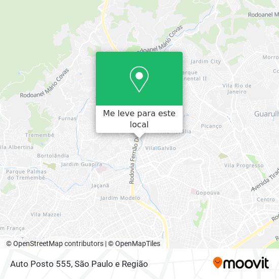 Auto Posto 555 mapa