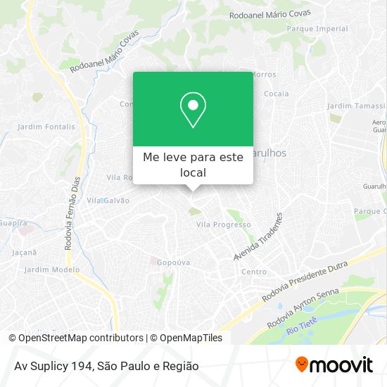 Av Suplicy 194 mapa