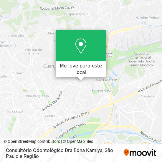 Consultório Odontológico Dra Edna Kamiya mapa