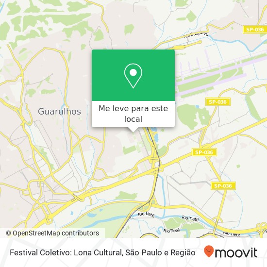 Festival Coletivo: Lona Cultural mapa