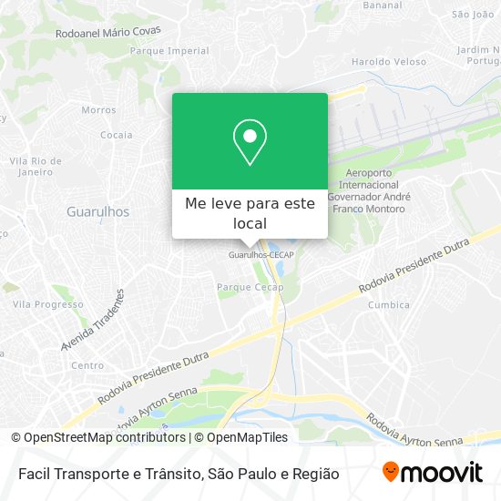 Facil Transporte e Trânsito mapa