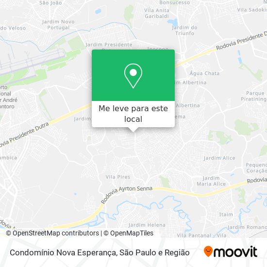 Condomínio Nova Esperança mapa