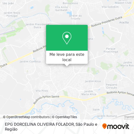 EPG DORCELINA OLIVEIRA FOLADOR mapa