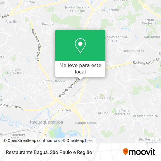 Restaurante Baguá mapa