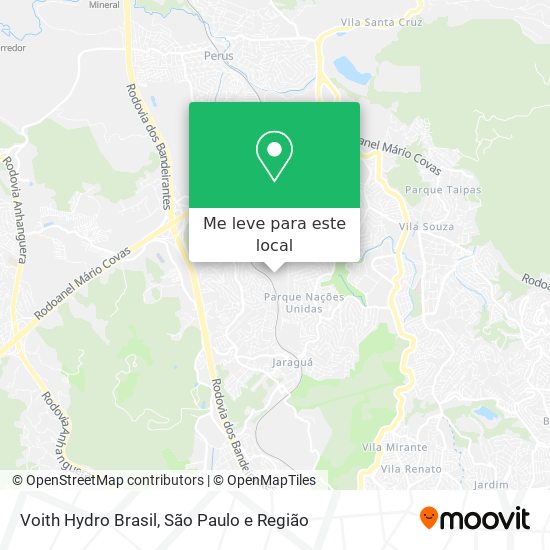 Voith Hydro Brasil mapa