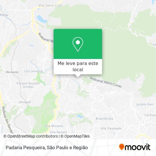 Padaria Pesqueira mapa