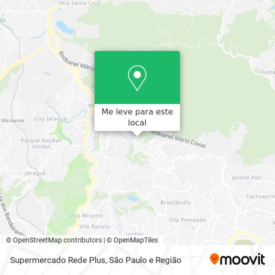 Supermercado Rede Plus mapa