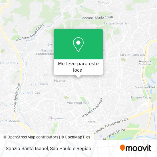 Spazio Santa Isabel mapa