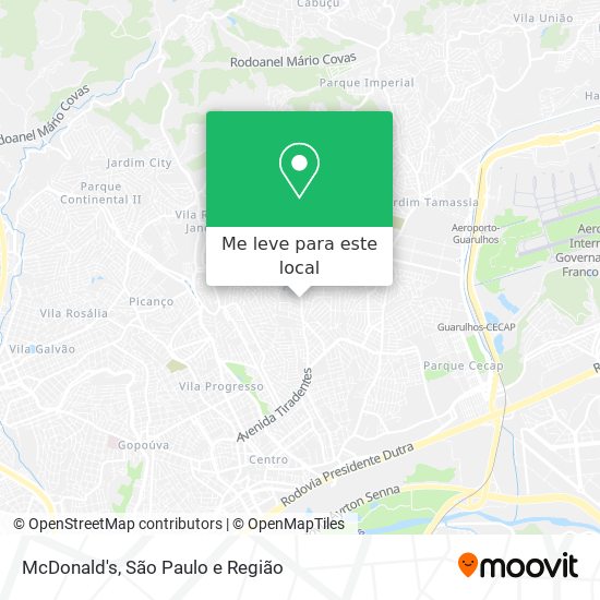 McDonald's mapa