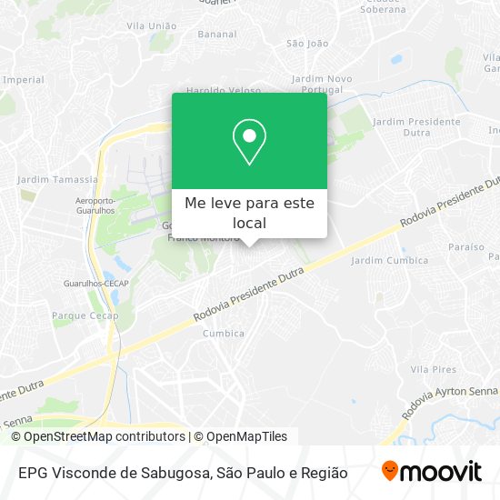 EPG Visconde de Sabugosa mapa