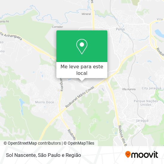 Sol Nascente mapa