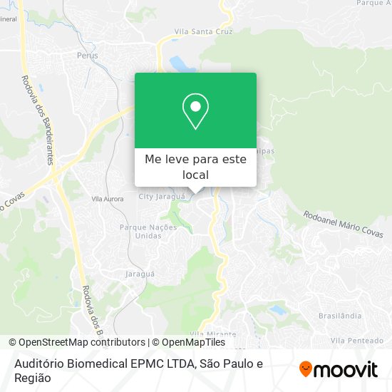 Auditório Biomedical EPMC LTDA mapa