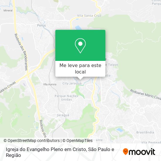 Igreja do Evangelho Pleno em Cristo mapa