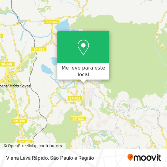 Viana Lava Rápido mapa