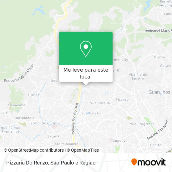 Pizzaria Do Renzo mapa