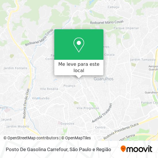 Posto De Gasolina Carrefour mapa