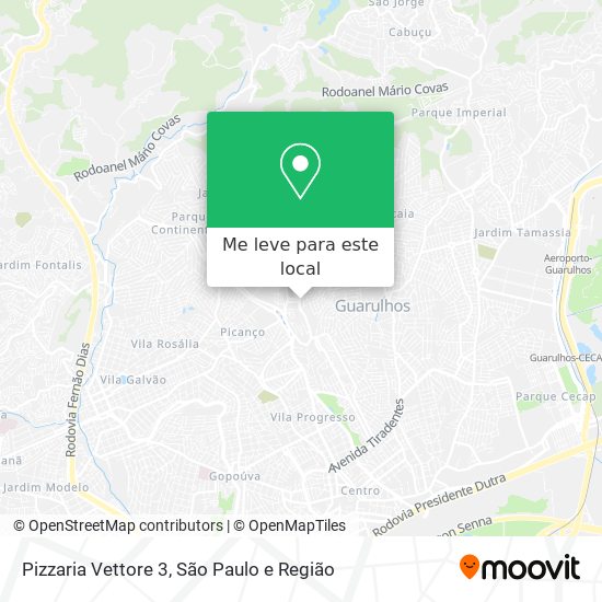 Pizzaria Vettore 3 mapa