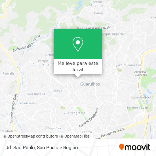 Jd. São Paulo mapa