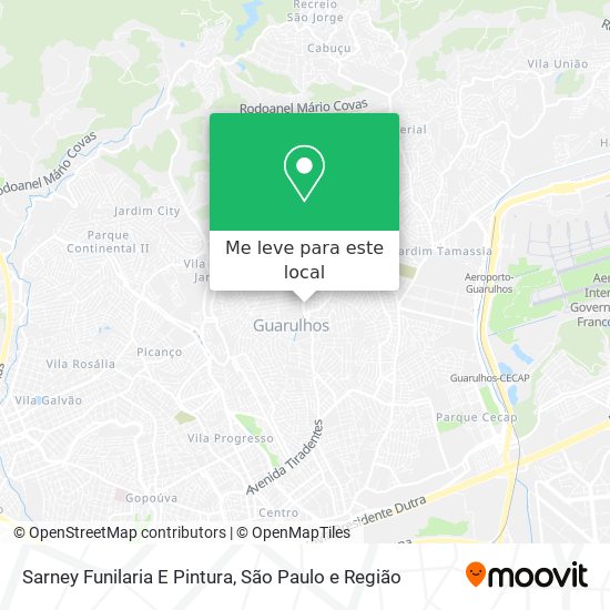 Sarney Funilaria E Pintura mapa