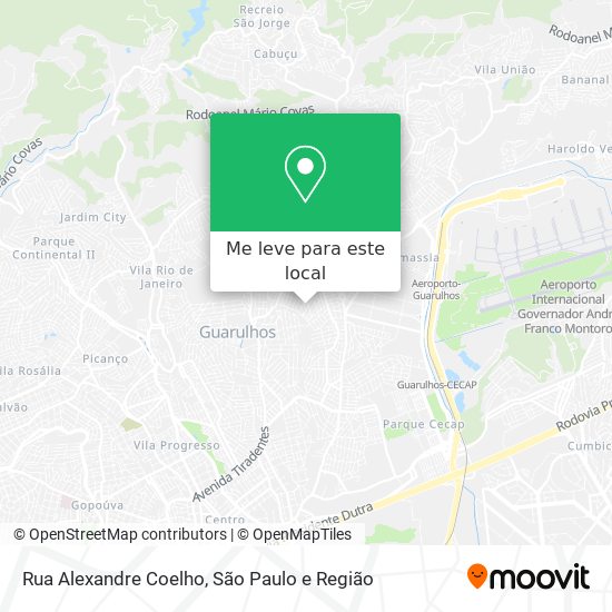 Rua Alexandre Coelho mapa