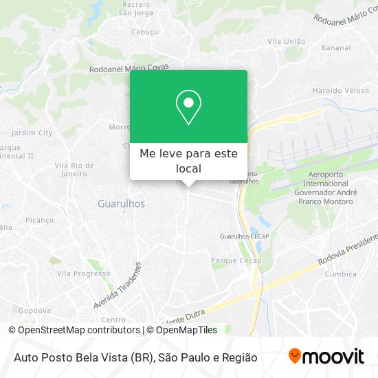 Auto Posto Bela Vista (BR) mapa