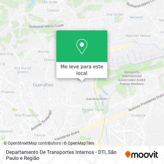 Departamento De Transportes Internos - DTI mapa