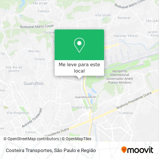 Costeira Transportes mapa