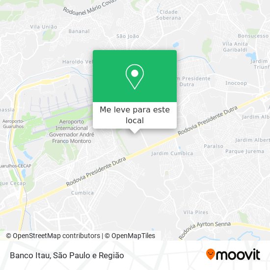 Banco Itau mapa