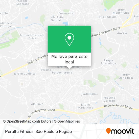 Peralta Fitness mapa