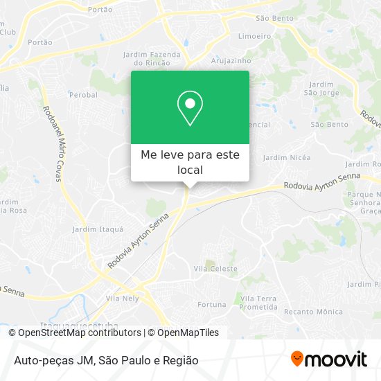 Auto-peças JM mapa