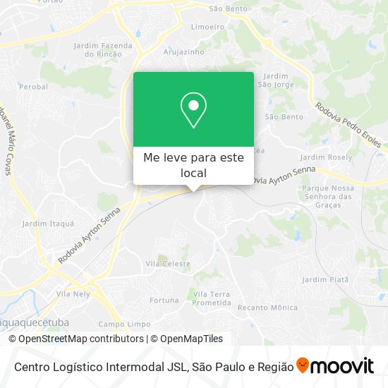 Centro Logístico Intermodal JSL mapa